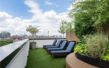 Roof sun deck